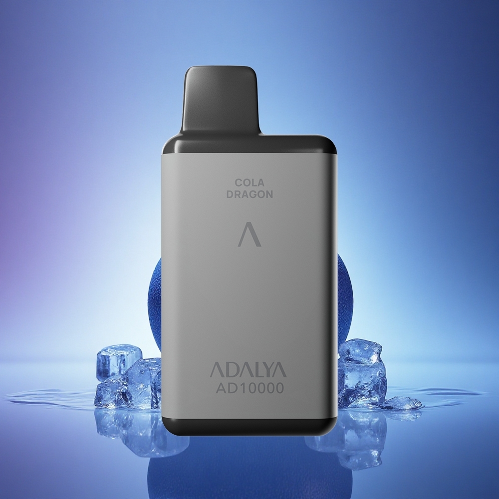 Adalya AD 10000 Синьо Ледено - алуминиева тръба, 14 мл течност, 2% никотин