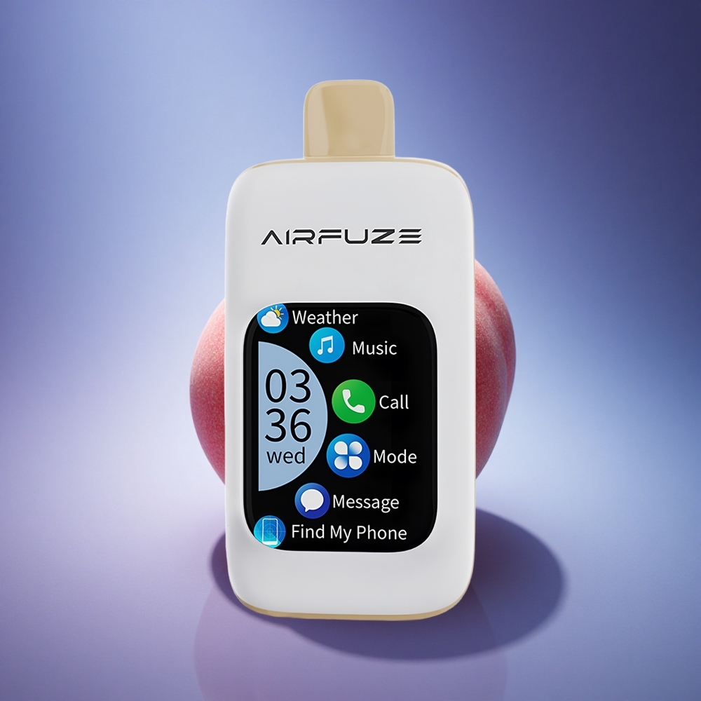 AirFuze Smart 30000 Сочен Праскова Дисплей 2.01'' Никотин 5% Батерия 900mAh