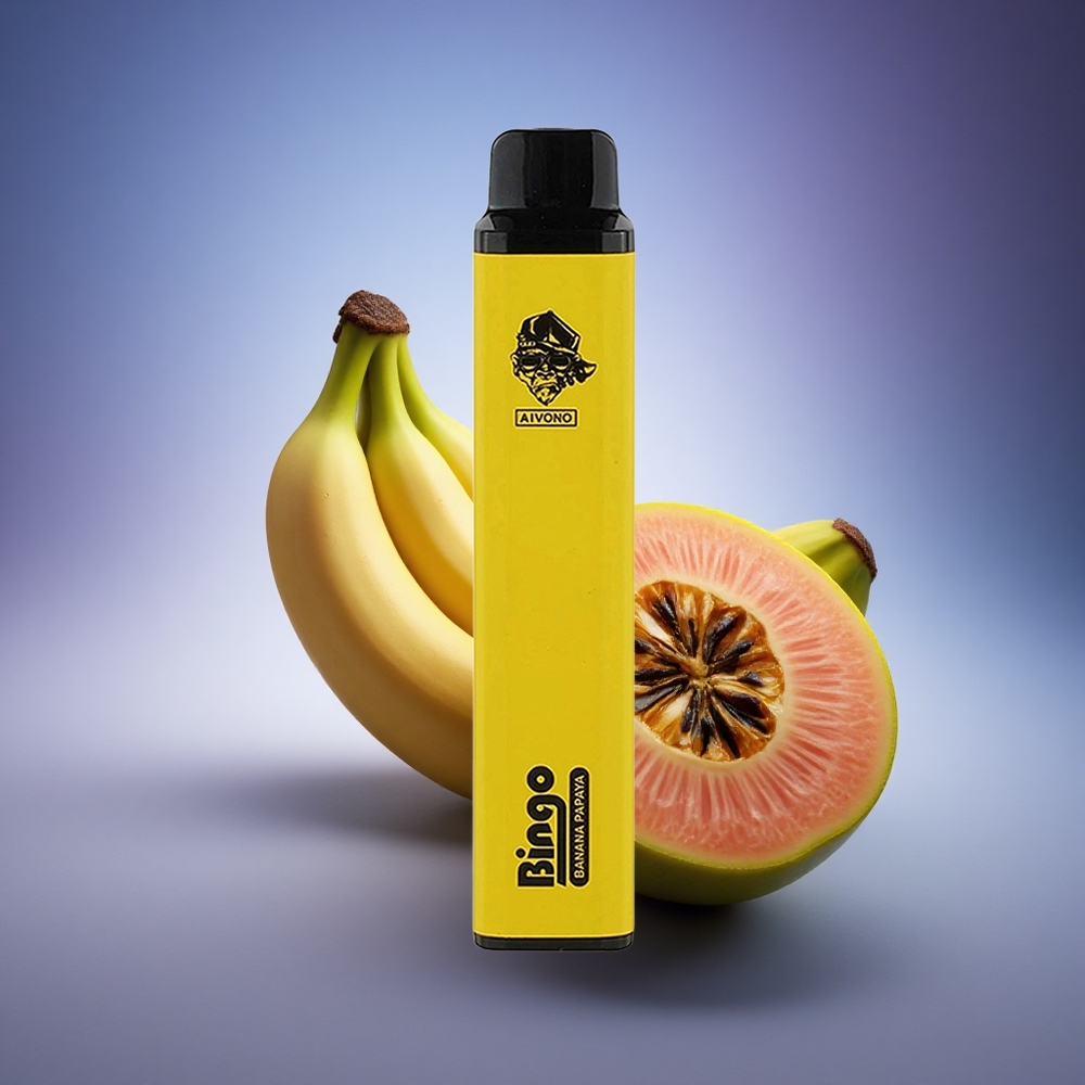 Aivono Aim Bingo 4000 Банан Папая 1000mAh 10mL 5% никотин