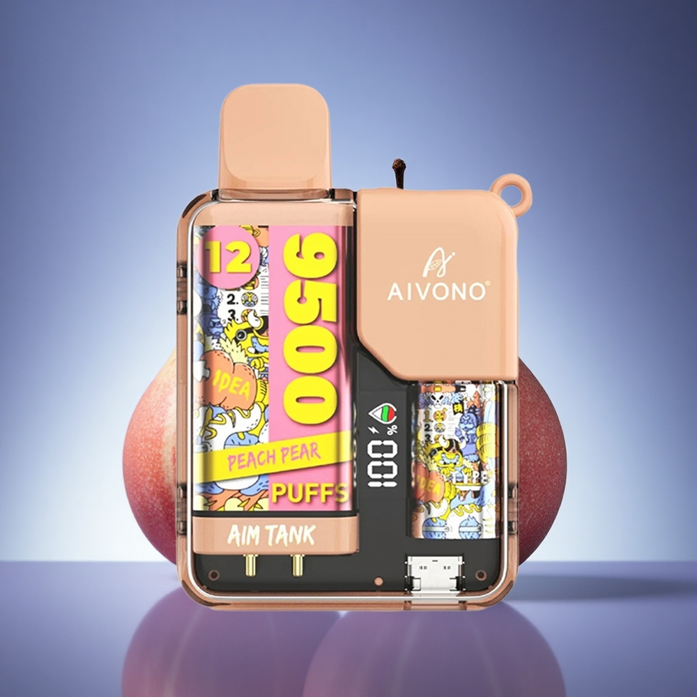 Aivono Aim Tank 9500 Праскова круша с 18мл течност и 650mAh батерия