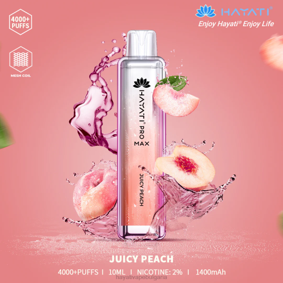 Hayati Pro Max разполагаем - 82P0108 Hayati Vape Flavours сочна праскова